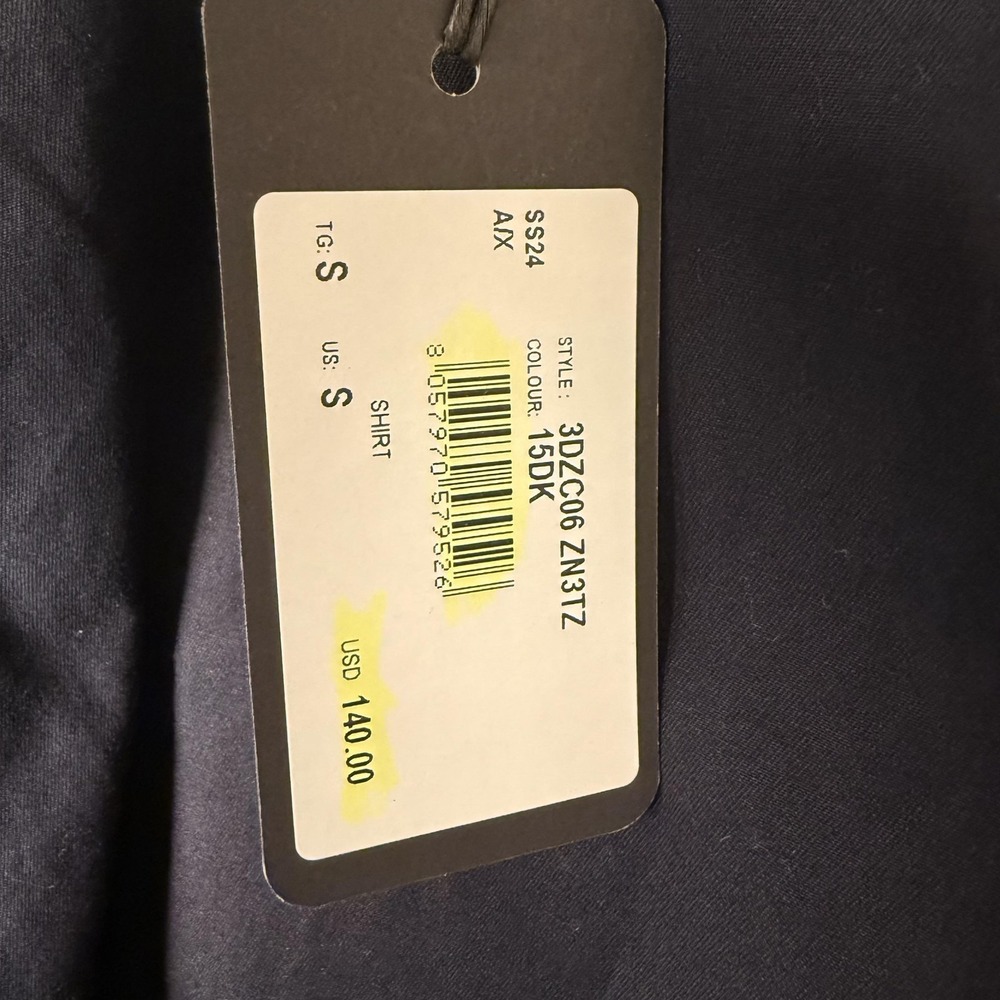 NWT Armani Exchange Jacket Mens Small Milano Edition Loose Fit Zip Front SS24 - Picture 7 of 11